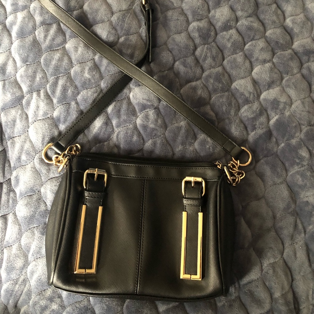 Adorable black and gold purse